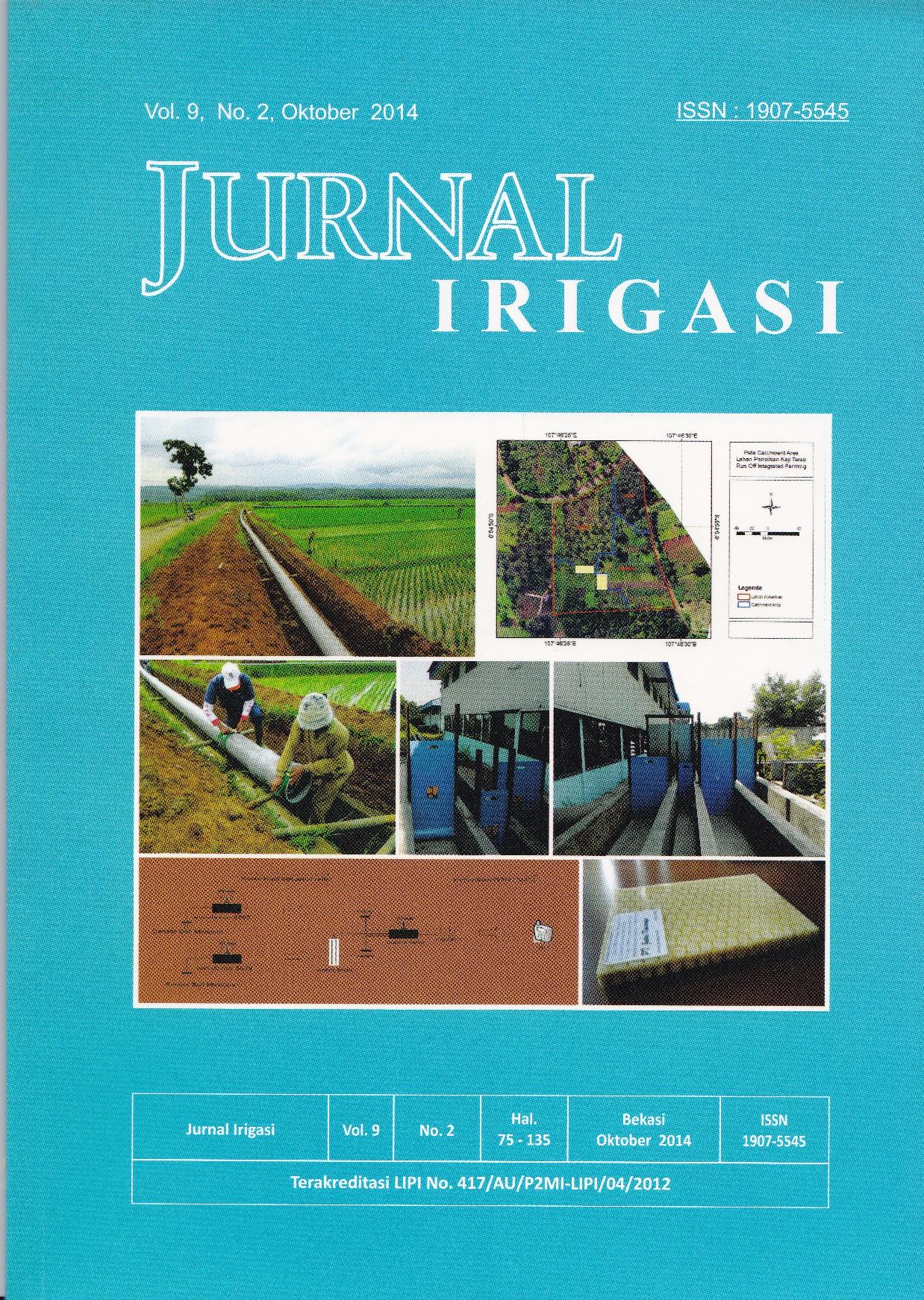 					Lihat Vol 9 No 2 (2014): Jurnal Irigasi
				