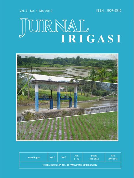 					Lihat Vol 7 No 1 (2012): Jurnal Irigasi
				